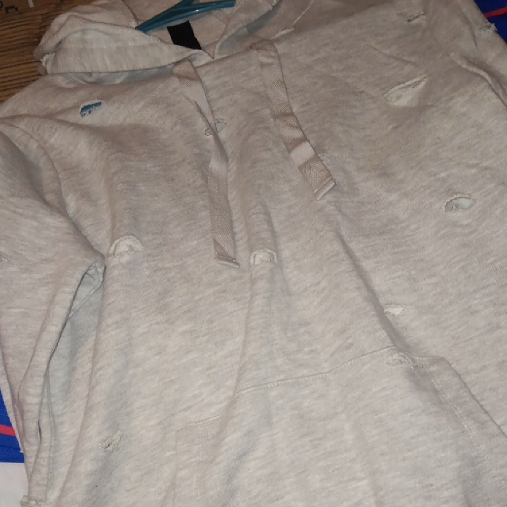 Men's Gray Hoodie Sweater